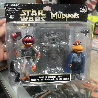 Star Wars The Muppets Animal/Link Hogthrob/Scooter As Boba Fett/Han Solo/Lando • $66.12