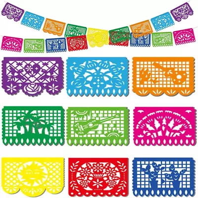 18FT Cinco De Mayo Mexican Fiesta Party Banner Dia De Los Muertos Party Supplies • $13.99