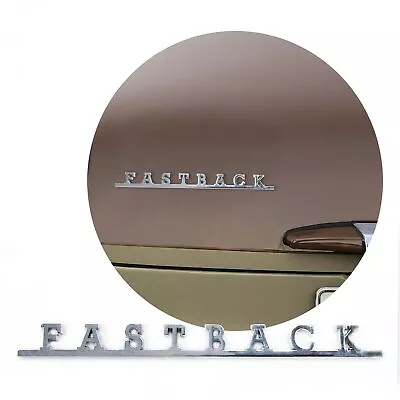 VW Fastback Script Emblem Badge For Volkswagen Type 3 Type 4  AirCooled • $34.95