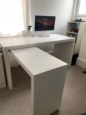 IKEA Desk With Pull-out Panel • £50