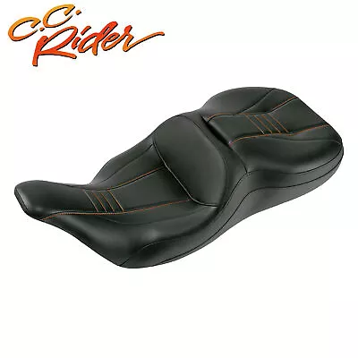 C.C. RIDER Driver Passenger Seat Fit For Harley Electra Glide FLHT 1997-2007 • $280