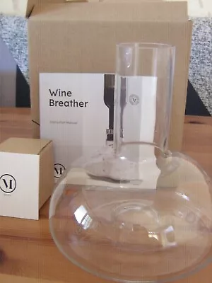  Menu  Wine Breather New In Box Unwanted Gift • £20