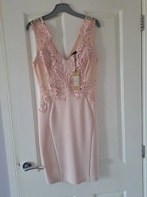 £2.23 • Buy Pink Bodycon Lipsy Dress, Size 12