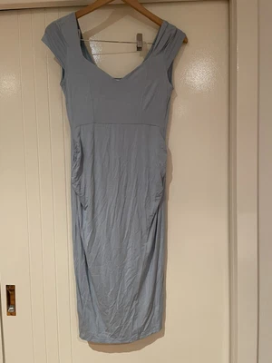 $9.95 • Buy Asos Maternity Body Con Dress Baby Blue Womens Size 10