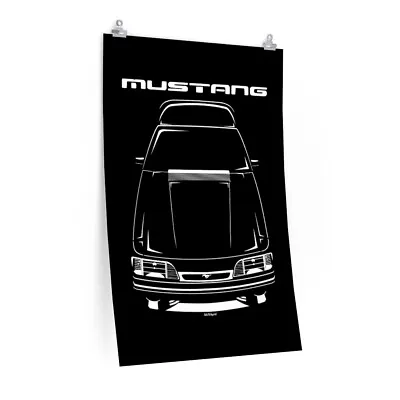 Ford Mustang Fox 1987-1993 Poster Fox Body Stang Garage Decor Wall Art Gifts • $9.56