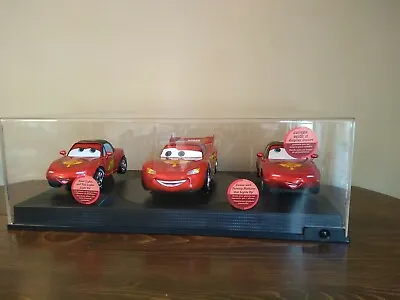 DISNEY Cars 2 Limited Edition Lightning McQueen With Mia & Tia Die Cast Set RARE • $99.99