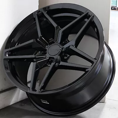 18 19  MRR Flow Forge M755 Fit Corvette Wheels C5 C6  C7 Base/Stingray/Z51 Black • $1599