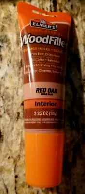 Elmer's Carpenter's Wood Filler 3.25-Ounce Tube Red Oak ~ New ~ • $8.95