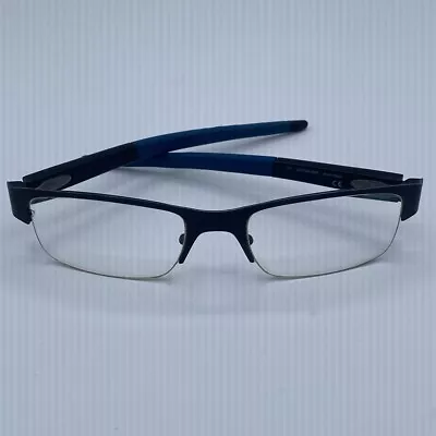 Oakley Crosslink  OX 3226-0555 Pewter Half Rim Eyeglasses Frame 55-19-135 • $47.98