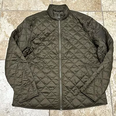 Barbour International Men’s Steve McQueen Quilted Jacket Green Size XL • $23.49