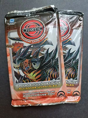 2X Alliances Unraveled Secrets Of The Lost City Booster Packs (18 Cards Total) • $195.55