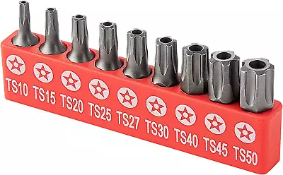 9pc Torx Star 5 Point Security Tamper Proof Driver Bit Set T10 1520252730404550 • $15.09