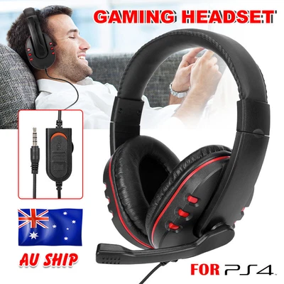 $15.95 • Buy Gaming Headset Wired Headphones With Mic Fit For Xbox PS4 PS5 Nintendo Switch
