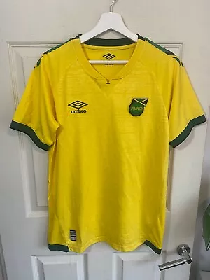 Official Jamaica Home Football 21/22 Shirt Umbro Reggae Boyz - Mens Size Medium • £29.99