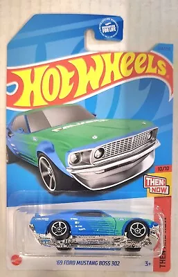 2023 Hot Wheels '69 Ford Mustang Boss 302 Then And Now Falken TEIN Sparco K&N • $3.99