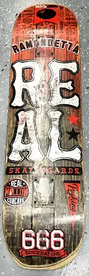 Vintage Real Skateboards Ramondetta 666 Deck 90s Rare Super Clean • $49.99