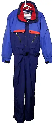 VTG. NEVICA XPS 35 Gore-Tex 80s 90s Retro Style Snow Suit RECCO System Size 40 • $159.95