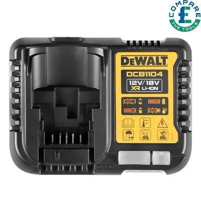 DeWalt DCB1104-GB 4A 12v/18v Multi-Volt Powerstack Battery Charger 240v • £19.64