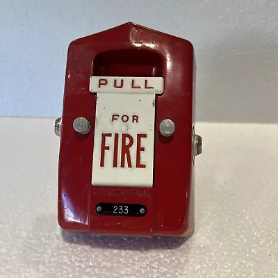 Vintage Gamewell Fire Alarm Box # 233 With Mechanism Untested • $350