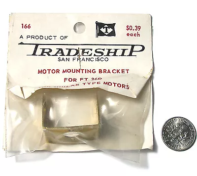 1pc Vintage TRADESHIP Japan 1/24 1/32 Slot Car FT 26D MOTOR MOUNTING BRACKET 166 • $4.99