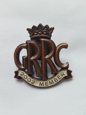 £9.99 • Buy GOODWOOD ROAD RACING CLUB GRRC Members Enamel Pin Badge 2002