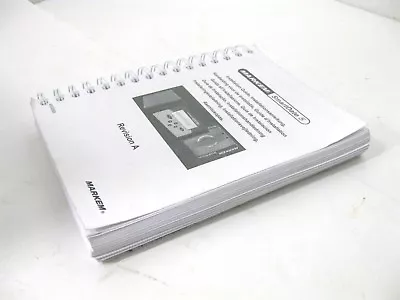 MARKEM SMARTDATE 5 User Installation Guide Documentation BOOK ONLY Rev A 4500565 • $12.98