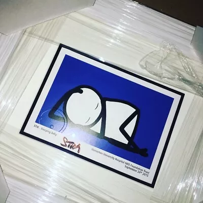 £7500 • Buy Stik Nhs Stamped & Signed & Numbered Banksy Invader Harland Miller Haring Hirst
