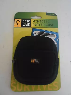 Case Logic MD C2 Portable MiniDisc Player Storage Case Net Hi-Md MZ-R • £14.99