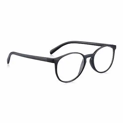 Round Black Reading Glasses For Men & Women Read Optics Magnifying +1.0 - +3.5 • £6.99