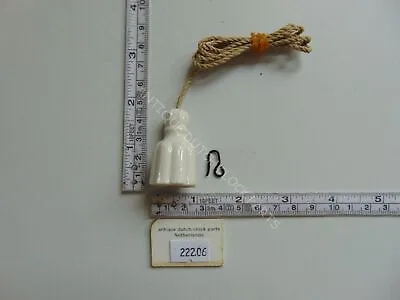 Strike Cord With Porcelain Hanger French Comtoise Morbier Clock • $34.50