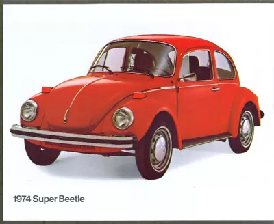 1974 Volkswagen Super Beetle Sell Sheet • $9.99