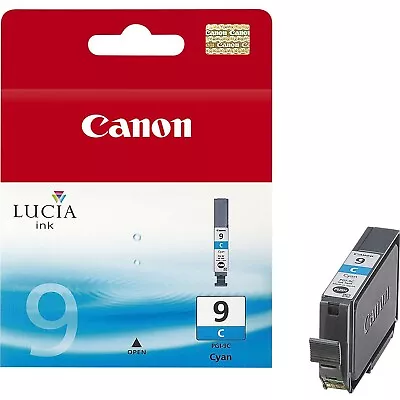 Genuine Authentic Canon 9 Cyan Ink Cartridge Pgi-9c Pixma • £7.99