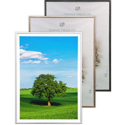 Cornice Portafoto OGK Legno Bianco 37x50cm - Con Vetro Antiriflesso, Made In Germany - Foto 11