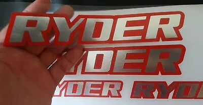 Helmet+motorcycle Your Name Stickers Decals 2 Colour Border Track Road R125 6r R • £5.99