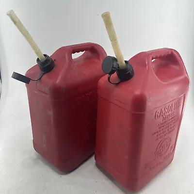 Lot Of 2 Blitz 6-Gallon + 16 Oz Gas Can Model 11841 Preban • $69