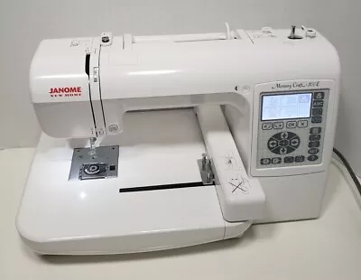 EXCELLENT Janome Memory Craft 200e Digital Sewing Machine Embroidery • $600