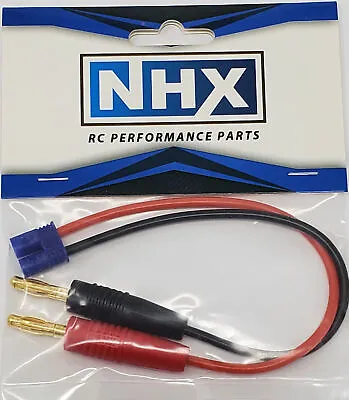 NHX EC2 Male Charging Cable W/4.0mm Banana Connector Adapter Wire 18 AWG 6  Wire • $6.95
