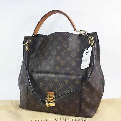 Authentic Louis Vuitton Metis Monogram M40781 With Invoice Guaranteed Tote LD674 • $768.69