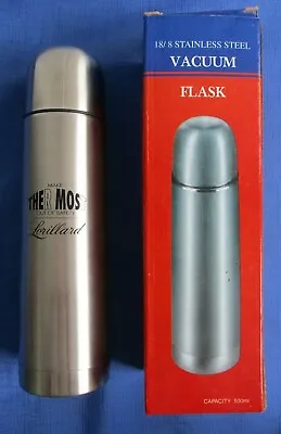 NEW 18/8 Stainless Steel Vacuum Flask Thermos 500 Ml Lorillard Employee Newport • $15.99