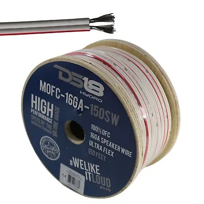 DS18 16 AWG 100% Oxygen Free Copper Tinned Marine Speaker Wire White Lot • $11.95