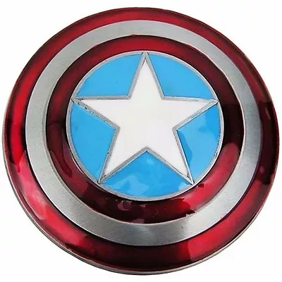  CAPTAIN AMERICA Domed Metal Logo Shield BELT BUCKLE • $13.99