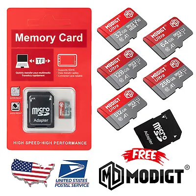 Micro SD Card 32GB 64GB 128GB 256GB 512GB TF Class 10  For Android Phone • $178.49