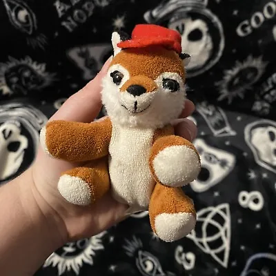 Unipak Mini 4” Fox Red Hat Replacement Plush Stuffed Animal Toy Lovey • $3