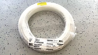 Uponor Wirsbo F1040500 AquaPEX White Tubing 100 Ft Coil (PEXa) Plumbing 1/2   • $69.95