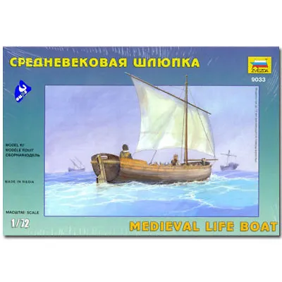 £10.95 • Buy ZVEZDA 9033 Medieval Life Boat Dinghy Model Kit 1:72