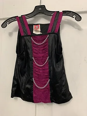 Monster High Child's 12-14 Dress Costume Hot Pink & Black Netting Over Skirt • $7.50