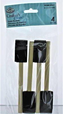 $5.94 • Buy 3-Pack - Royal Brush RFOMW-4P Foam Brush, 4 Pack