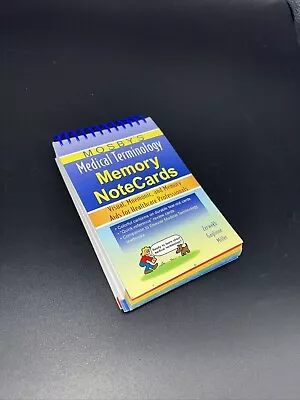 Mosby's Medical Terminology Memory NoteCards 1e - Cards - GOOD • $13