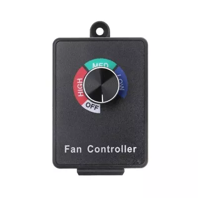 120V 3A Fan Variable Speed Controller Electric Motor Rheostat For Hydroponics • $15.77