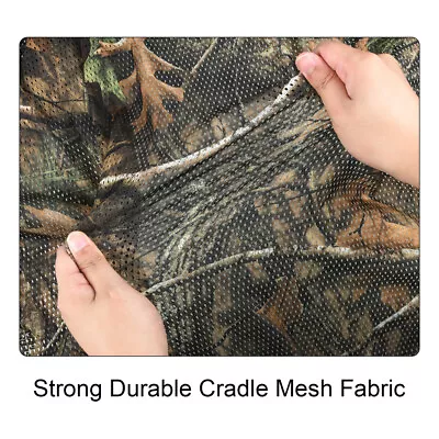 Camo Netting Burlap Cradle Military Camouflage Mesh Netting For Camping Hunting • $12.59